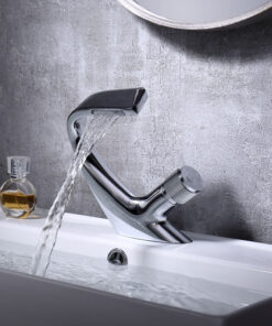 Black Swan Basin Plating Bathroom Faucet