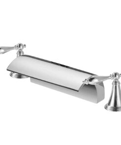 Two Handle Three Hole Brass Lavatory Vanity Faucet