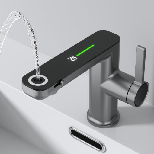 Smart Faucet - Digital Temperature Control, Dual Water Modes, Easy Operation, Eco-Friendly Water-Saving Design